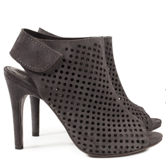 Pedro Garcia Shoes - Pedro Garcia Charcoal Suede Booties